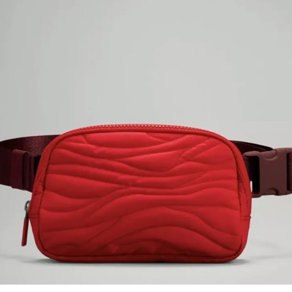 NEW LULULEMON Team Canada Everywhere Belt Bag Crimson Red Merlot